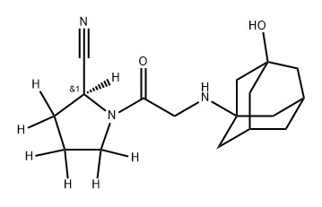 Vildagliptin D7 Structure