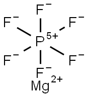 Phosphate(1-), hexafluoro-, magnesium (2:1) Structure