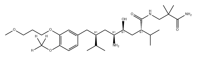 [2H3]-Aliskiren Structure