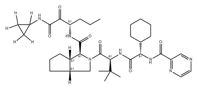 Telaprevir-D5 Structure