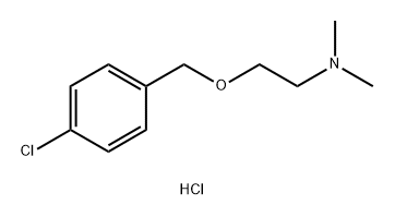 2-[(4-Chlorophenyl)methoxy]-N,N-dimethyl-ethanamine Hydrochloride Structure