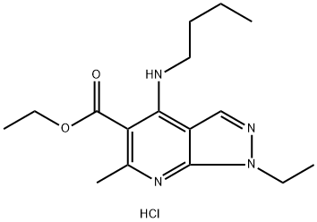 Tracazolate hydrochloride Structure