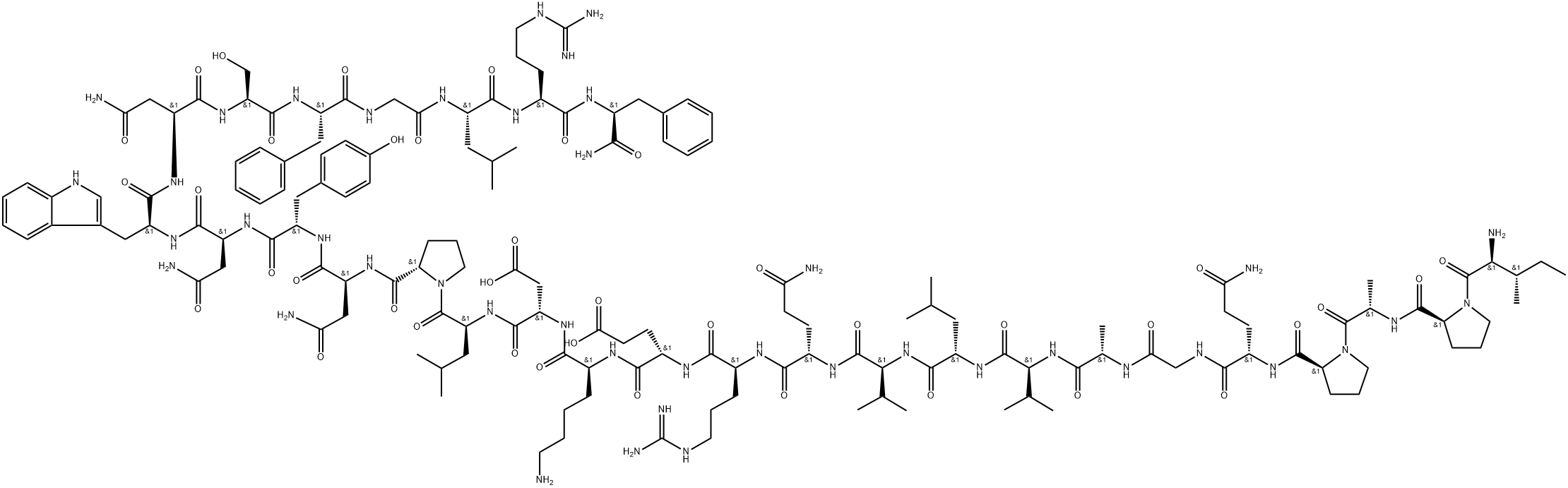 KISS-1 (94-121) (HUMAN) Structure