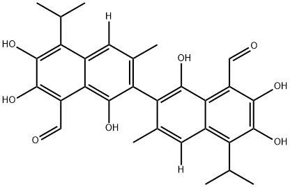 Gossypol-d2 Structure