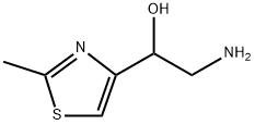 4-Thiazolemethanol, α-(aminomethyl)-2-methyl- Structure