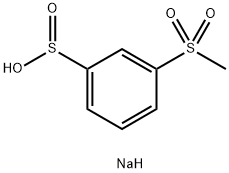 Sodium 3-(methylsulfonyl)benzenesulfinate Structure