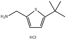 (5-tert-butylthiophen-2-yl)methanamine hydrochloride Structure