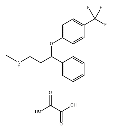 (±)-Fluoxetine-d4 Oxalate (trifluoromethylphen-d4-oxy) Structure