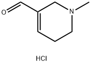 3-Pyridinecarboxaldehyde, 1,2,5,6-tetrahydro-1-methyl-, hydrochloride (1:1) 구조식 이미지