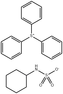 Sulfonium, triphenyl-, N-cyclohexylsulfamate (1:1) Structure