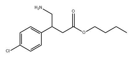 Baclofen Butyl Ester 구조식 이미지