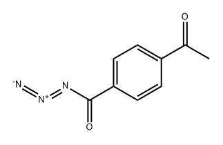 Benzoyl azide, 4-acetyl- Structure