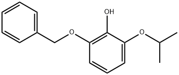 2-(1-Methylethoxy)-6-(phenylmethoxy)phenol Structure