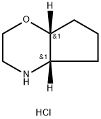 rac-(4aR,7aS)-octahydrocyclopenta[b]morpholine hydrochloride 구조식 이미지