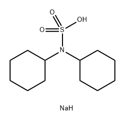 Sulfamic acid, N,N-dicyclohexyl-, sodium salt (1:1) Structure