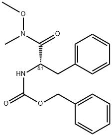 Carbamic acid, N-?[(1S)?-?2-?(methoxymethylamino)?-?2-?oxo-?1-?(phenylmethyl)?ethyl]?-?, phenylmethyl ester Structure