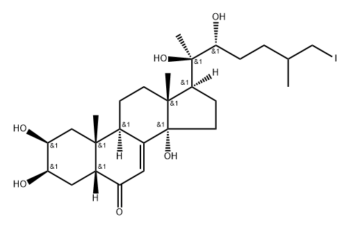 26-iodoponasterone A Structure