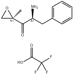 (S)-2-amino-1-((R)-2-methyloxiran-2-yl)-3-phenylpropan-1-one trifluoroacetate Structure