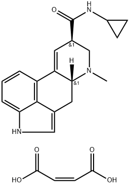 Lysergamide, N-cyclopropyl-, maleate (6CI) 구조식 이미지