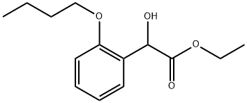 Ethyl 2-butoxy-α-hydroxybenzeneacetate Structure