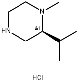 (S)-2-Isopropyl-1-methylpiperazine dihydrochloride Structure