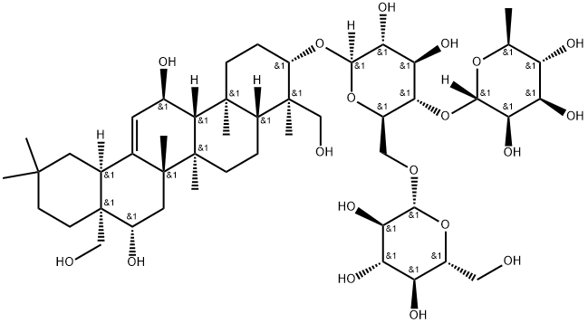 11(α)-hydroxyNepasaikosaponin k Structure