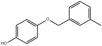 4-((3-methylbenzyl)oxy)phenol Structure