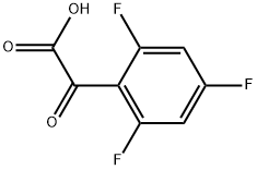 2-oxo-2-(2,4,6-trifluorophenyl)acetic acid Structure