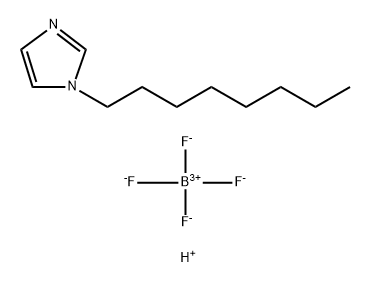 1H-Imidazole, 1-octyl-, tetrafluoroborate(1-) (1:1) Structure