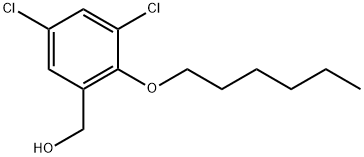 3,5-Dichloro-2-(hexyloxy)benzenemethanol Structure