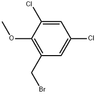 1-(Bromomethyl)-3,5-dichloro-2-methoxybenzene Structure