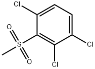 1,2,4-Trichloro-3-(methylsulfonyl)benzene Structure