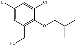 3,5-Dichloro-2-(2-methylpropoxy)benzenemethanol Structure