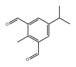 5-isopropyl-2-methylisophthalaldehyde Structure