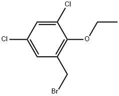 1-(Bromomethyl)-3,5-dichloro-2-ethoxybenzene Structure