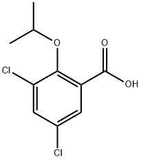 3,5-Dichloro-2-isopropoxybenzoic acid Structure