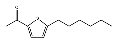 1-(5-hexylthiophen-2-yl)ethanone Structure