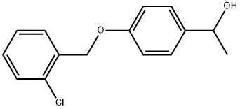 4-[(2-Chlorophenyl)methoxy]-α-methylbenzenemethanol Structure