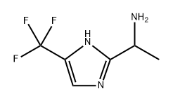 1H-Imidazole-2-methanamine, α-methyl-5-(trifluoromethyl)- Structure