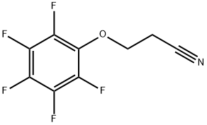 3-(2,3,4,5,6-Pentafluorophenoxy)propanenitrile Structure