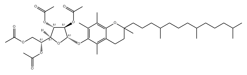 D-β-Tocopheryl acetate Structure