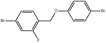 4-Bromo-1-[(4-bromophenoxy)methyl]-2-fluorobenzene Structure