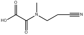 Acetic acid, 2-[(2-cyanoethyl)methylamino]-2-oxo- Structure