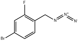 Benzene, 1-(azidomethyl)-4-bromo-2-fluoro- Structure