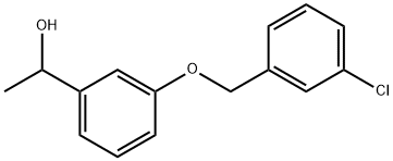 3-[(3-Chlorophenyl)methoxy]-α-methylbenzenemethanol Structure