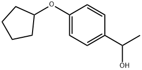 4-(Cyclopentyloxy)-α-methylbenzenemethanol Structure