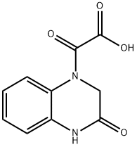 1(2H)-Quinoxalineacetic acid, 3,4-dihydro-α,3-dioxo- Structure