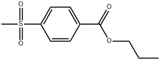 Propyl 4-(methylsulfonyl)benzoate Structure