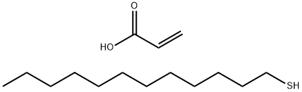 2-Propenoic acid, telomer with 1-dodecanethiol, ammonium salt Structure