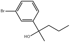 2-(3-bromophenyl)pentan-2-ol Structure